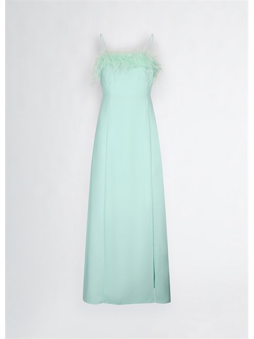 Vestito elegante con piume LIU JO | CA5317T3970/X0687